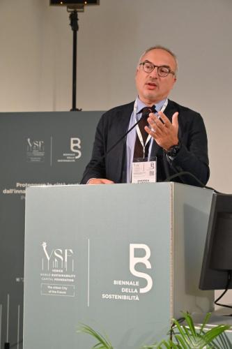 VENEZIA 22/07/23 - "Proteggere le città costiere dall'innalzamento del livello del mare" organizzato dalla Fondazione Venezia Capitale Mondiale della Sostenibilità.