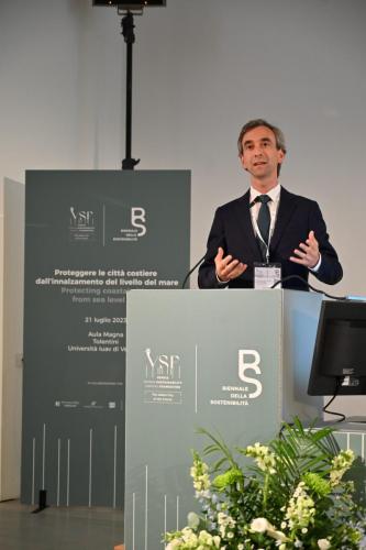 VENEZIA 22/07/23 - "Proteggere le città costiere dall'innalzamento del livello del mare" organizzato dalla Fondazione Venezia Capitale Mondiale della Sostenibilità.