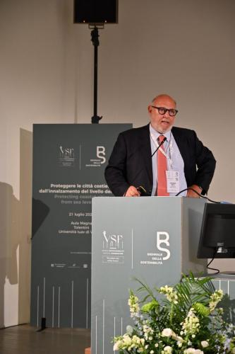 VENEZIA 22/07/23 - "Proteggere le città costiere dall'innalzamento del livello del mare" organizzato dalla Fondazione Venezia Capitale Mondiale della Sostenibilità.